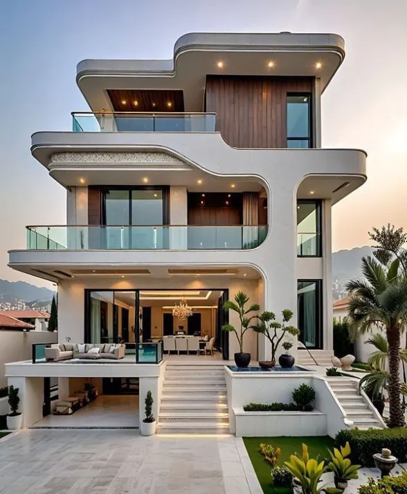 Ultra-modern-house-front-elevation