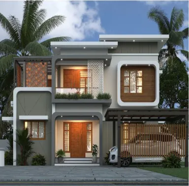 Villa-elevation-design